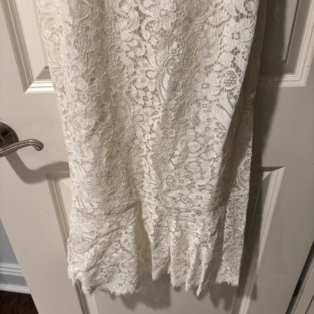 Dolce & Gabbana White Lace Wedding Dress | XS - Picture 4 of 10